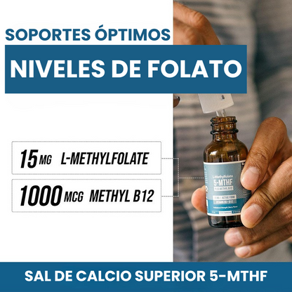 Suplemento L-Metilfolato + B12