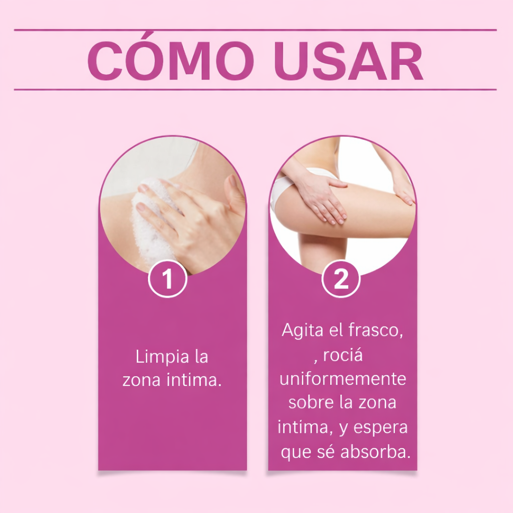 Spray Íntimo Refrescante y Calmante para Uso Diario