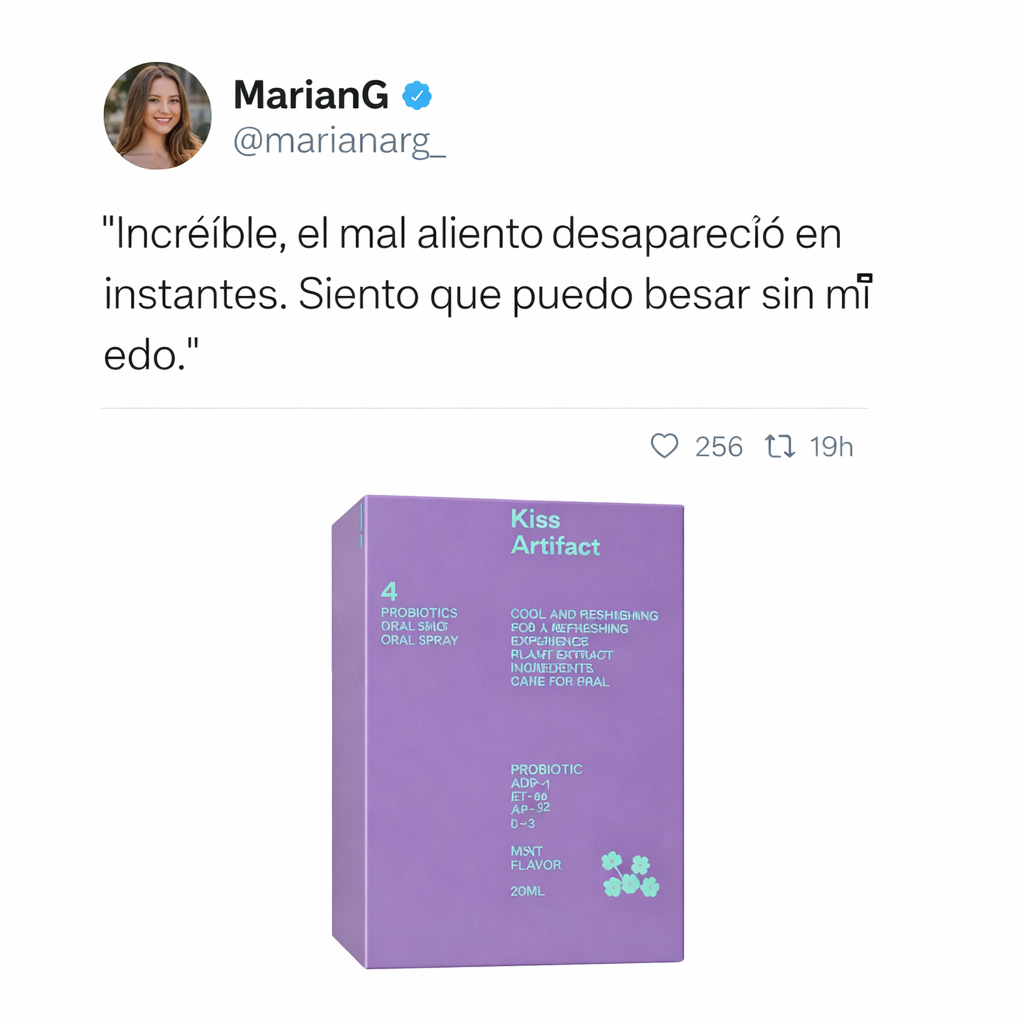 Spray bucal con probióticos