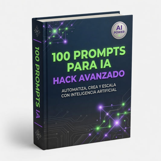 100 Prompts para IA - Hack Avanzado